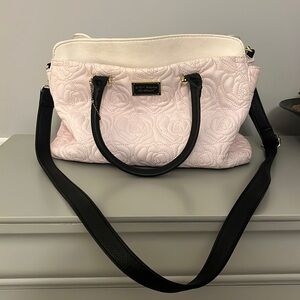 Betsey Johnson New York, NY Rose Embroidered Crossbody Bag